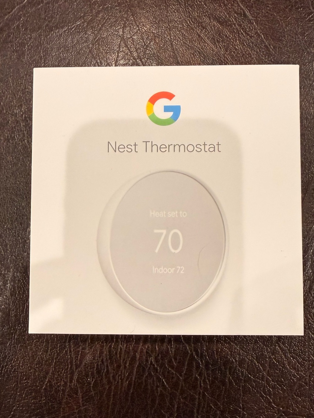 Google Nest Thermostat white